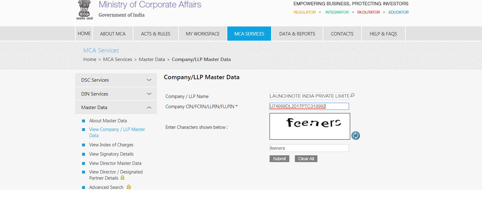 Find Company, LLP Detail